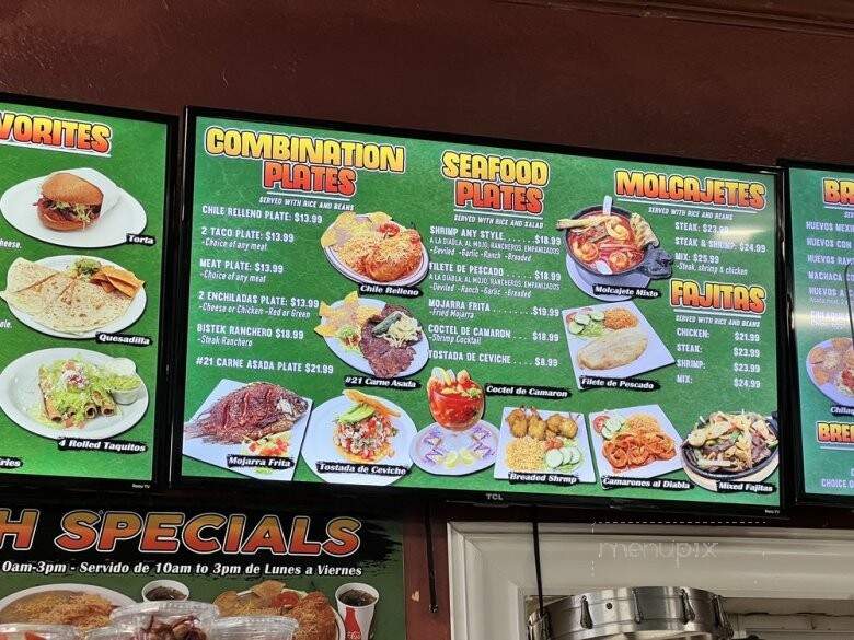 Taqueria Tortillla Factory - Cathedral City, CA menu_pic