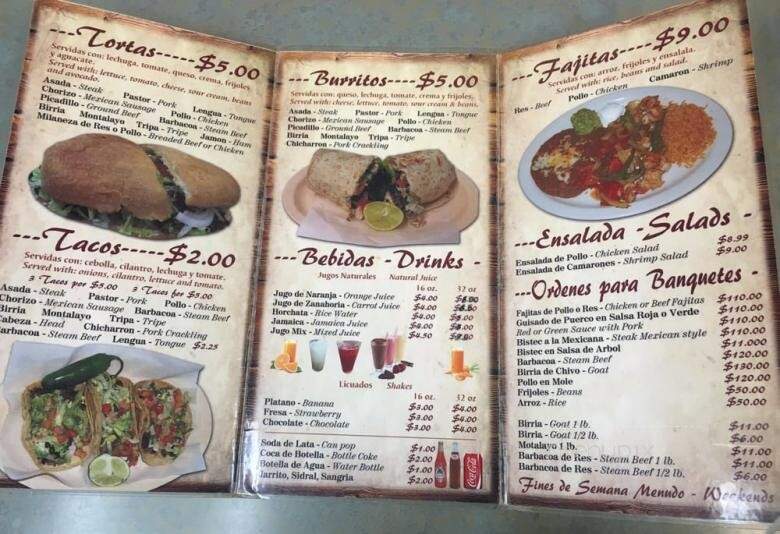 Taqueria Y Birrieria Morelia - Chicago, IL menu_pic