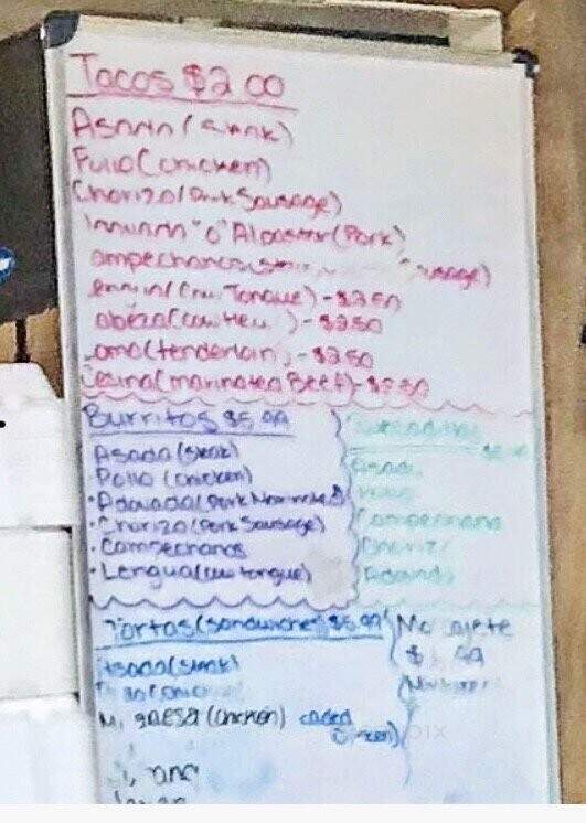 Taqueria y Carniceria el Puerto - Indianapolis, IN menu_pic