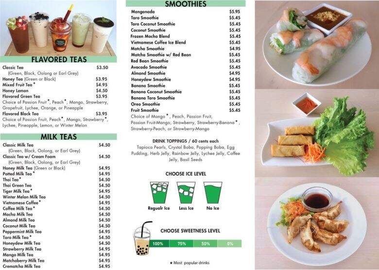 Tastea Vietnamese Grill - Rosenberg, TX menu_pic