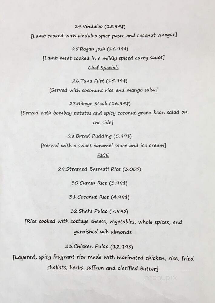 Tastebuds - Lewisburg, WV menu_pic
