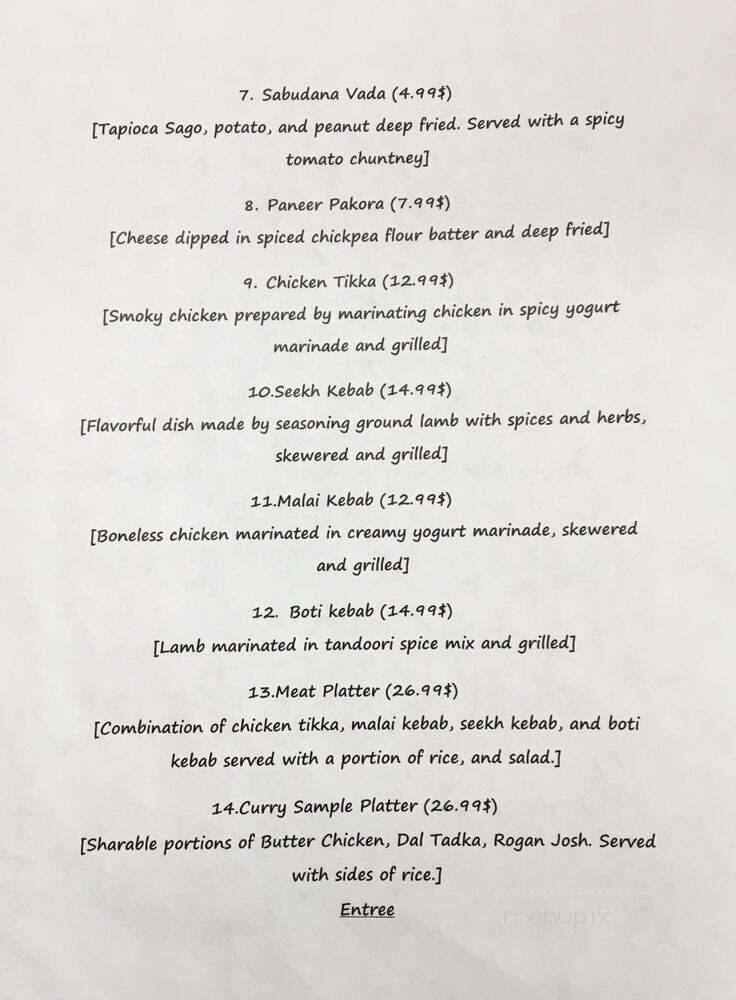 Tastebuds - Lewisburg, WV menu_pic