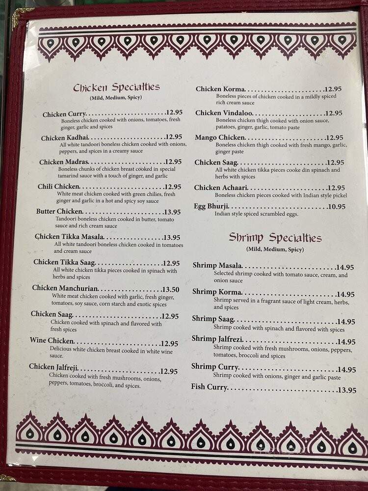 Taste Of India Flowood - Flowood, MS menu_pic