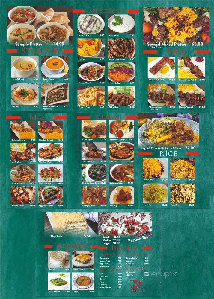 Taste Of Persia - Nashville, TN menu_pic