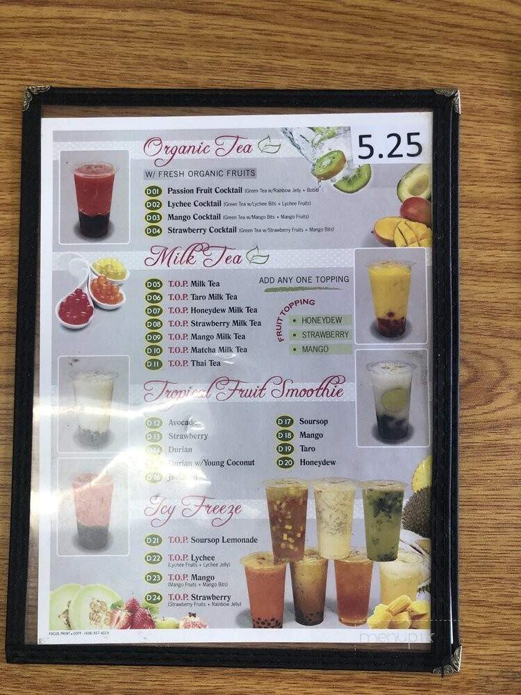 Taste of Pho - Santa Clara, CA menu_pic