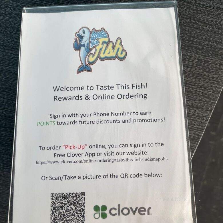 Taste This Fish - Indianapolis, IN menu_pic