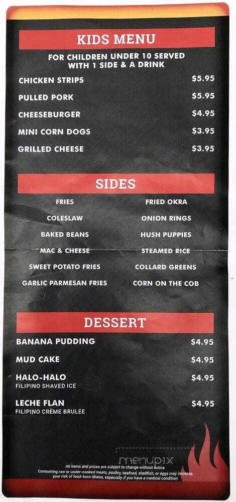 Tasty Bones Bar-B-Q - Richmond, IN menu_pic