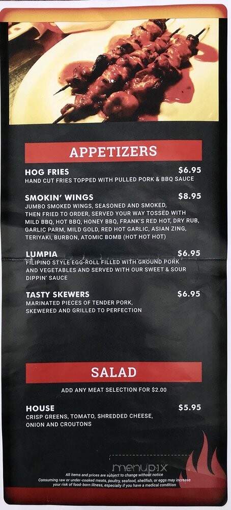Tasty Bones Bar-B-Q - Richmond, IN menu_pic