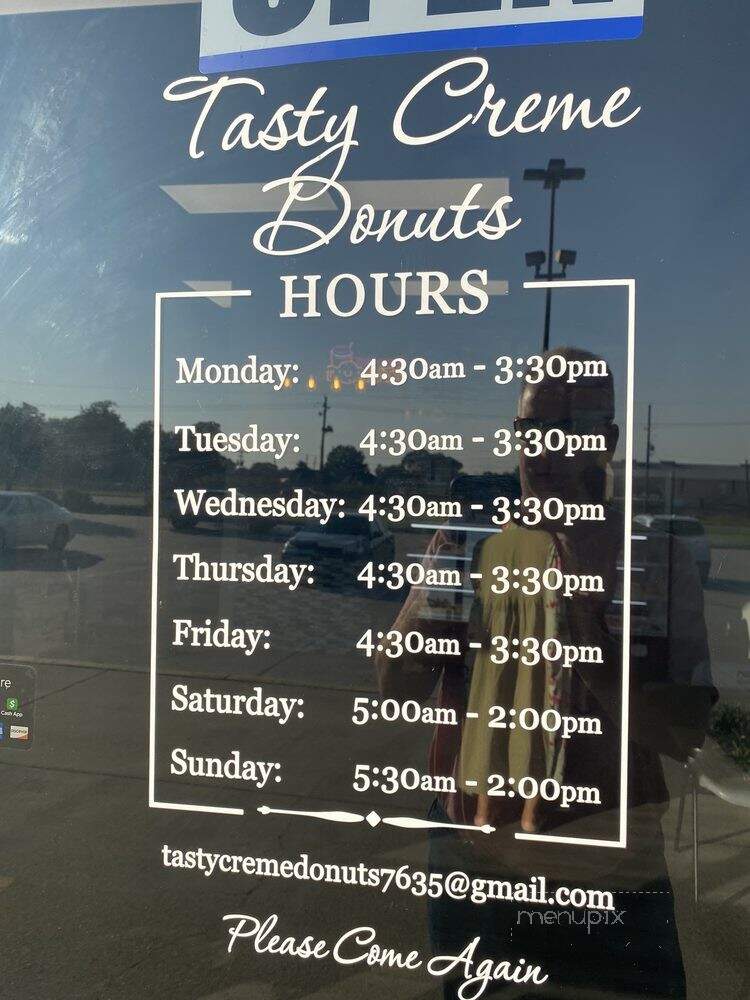 Tasty Creme Donuts - Bossier City, LA menu_pic