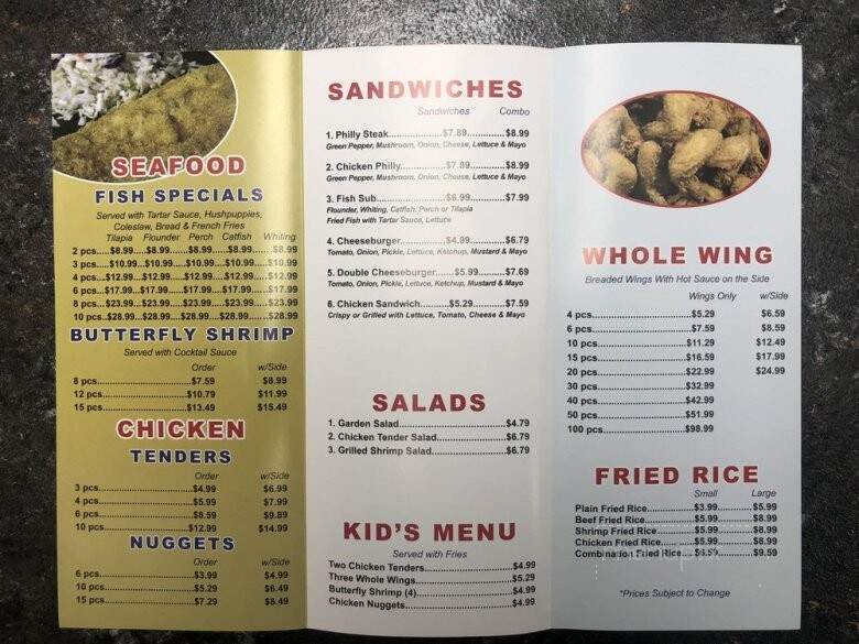 Tasty Wings - St. Petersburg, FL menu_pic