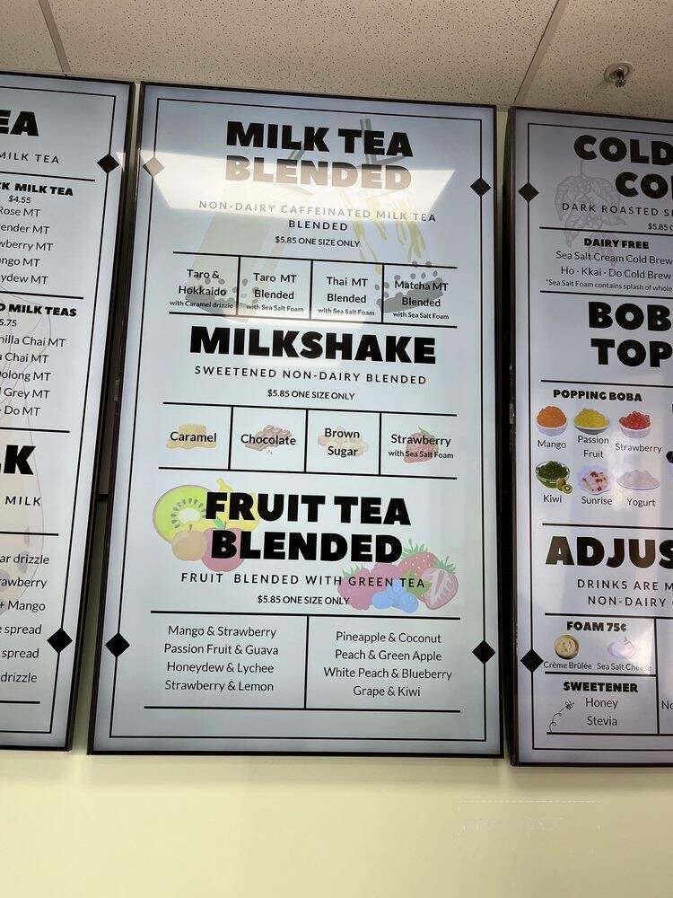 Tea Be Honest - Rialto, CA menu_pic