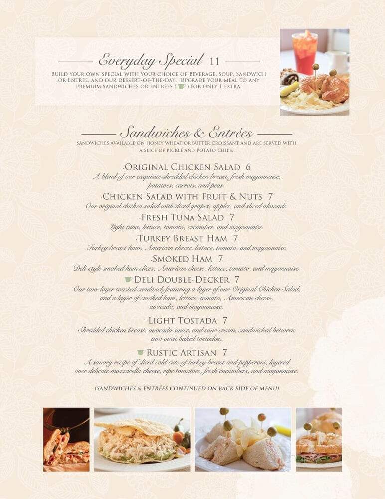 Tea with Friends - Weslaco, TX menu_pic
