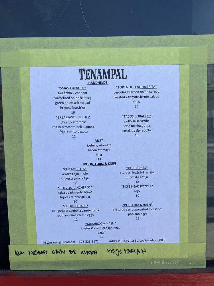 Rosie's Grill - Gilliam, LA menu_pic