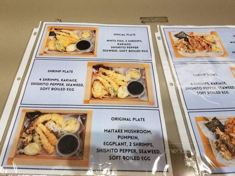 Tenten - Honolulu, HI menu_pic