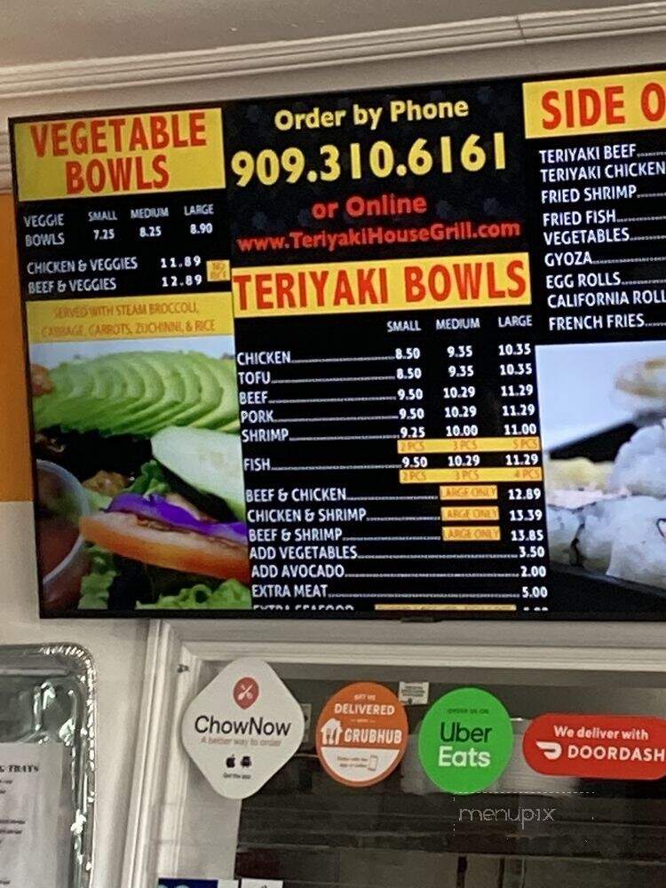 Teriyaki House Grill - Chino, CA menu_pic