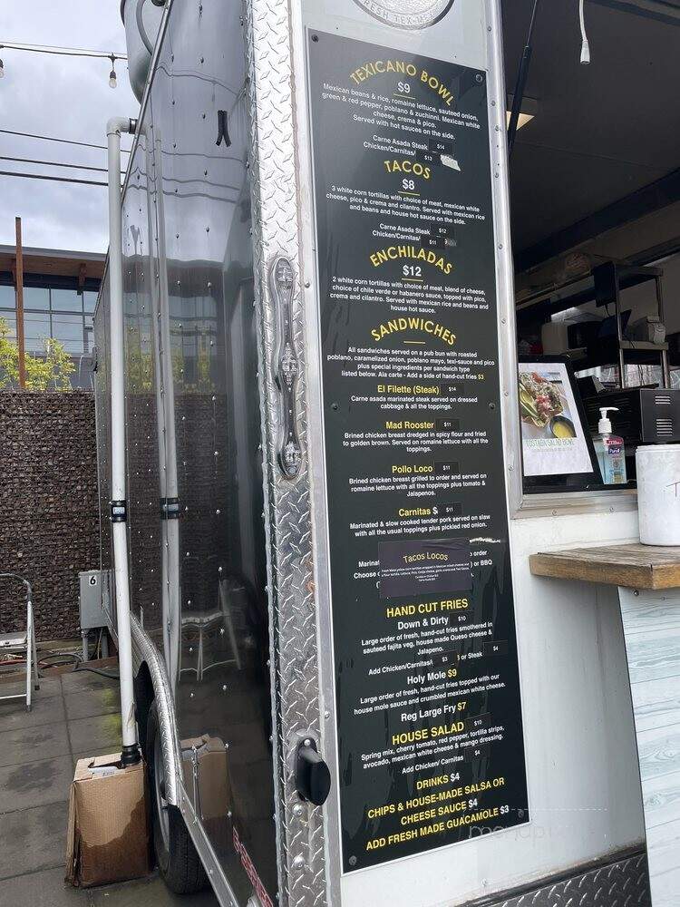 Texicano - Portland, OR menu_pic