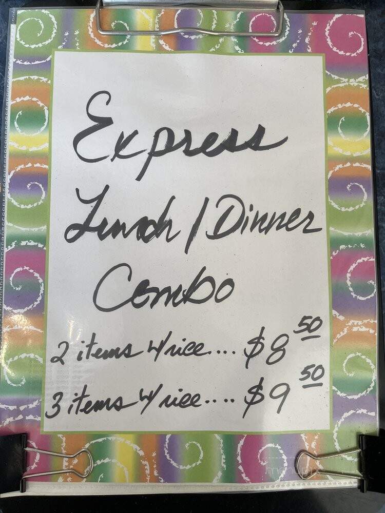 Thai Tanee - Anaheim, CA menu_pic