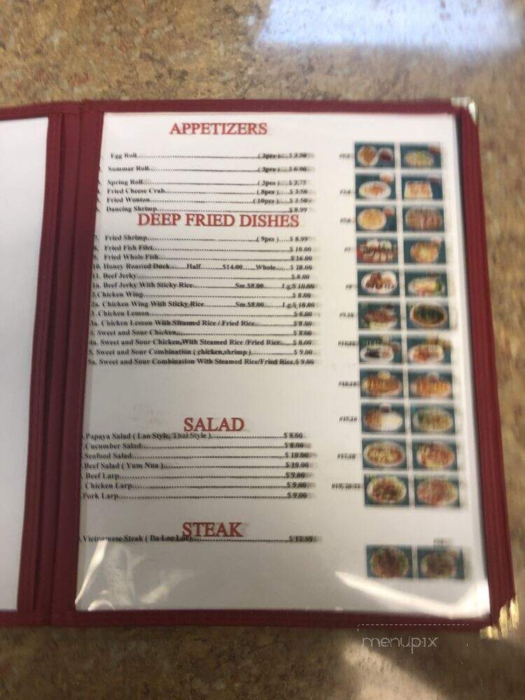 Thai Diamond - Amarillo, TX menu_pic