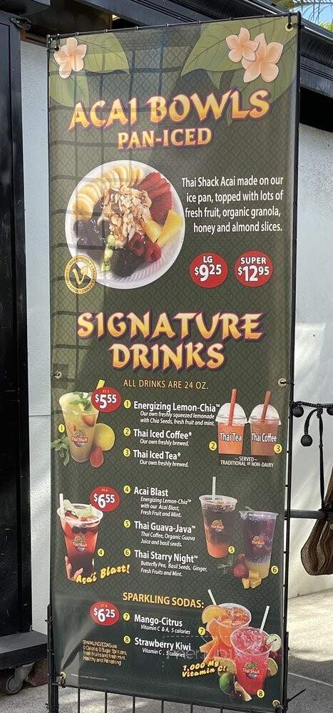 Thai Shack by Chef T - Honolulu, HI menu_pic