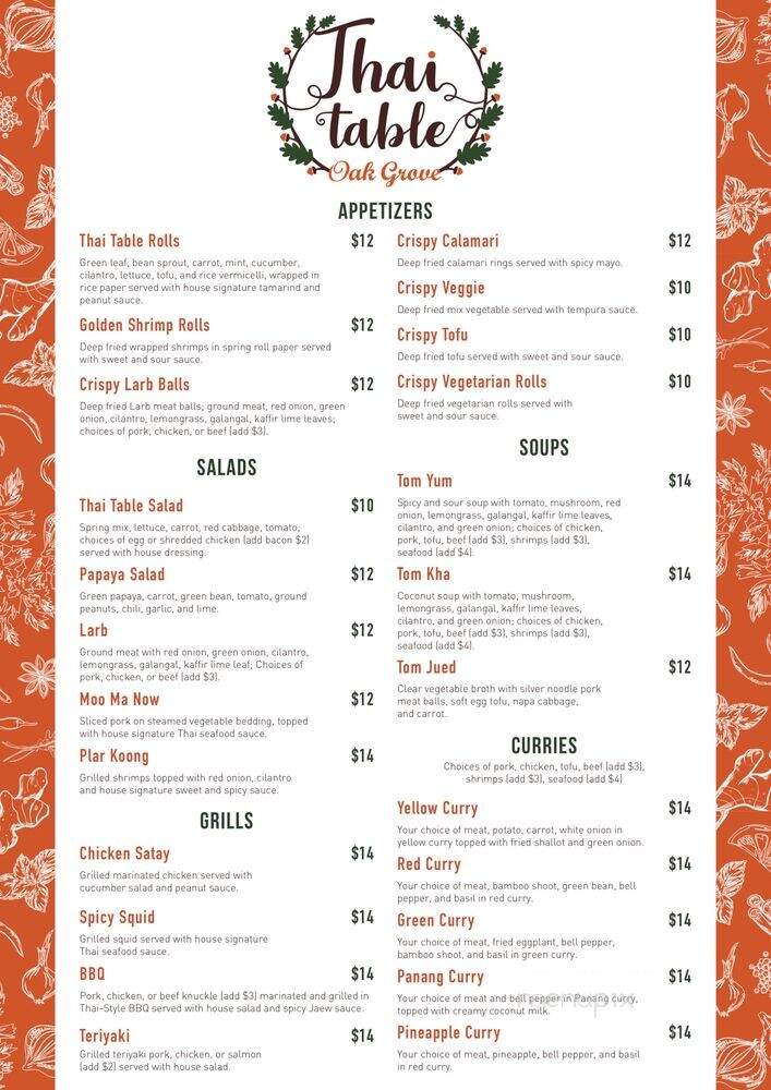 Thai Table - Concord, CA menu_pic