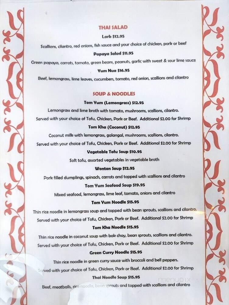 Thai Taste - Dupont, WA menu_pic