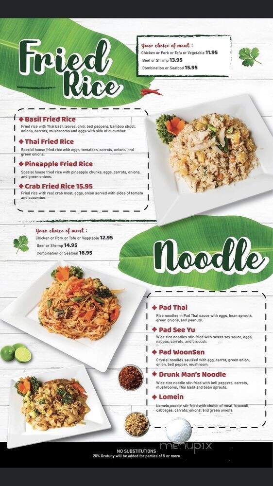 Thai Time Restaurant - Mobile, AL menu_pic