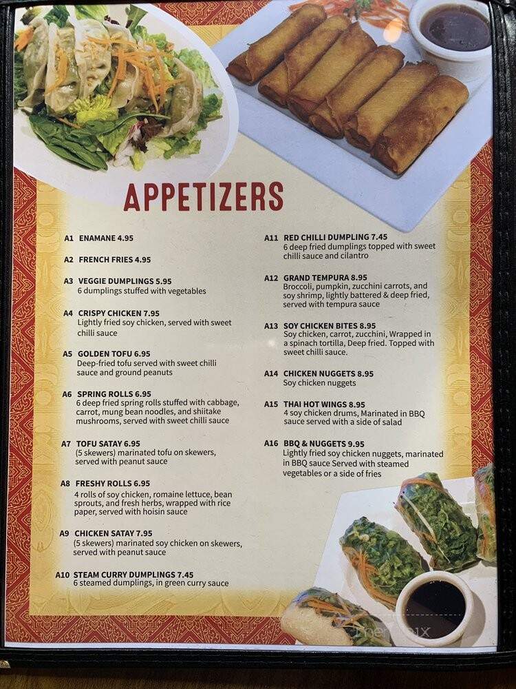 Thai Vegan - Greer, SC menu_pic