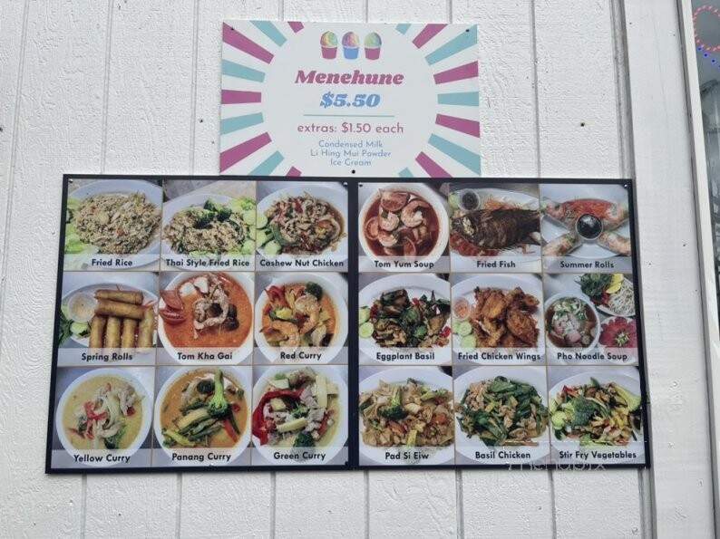 Thai Zapp 2 - Kahuku, HI menu_pic
