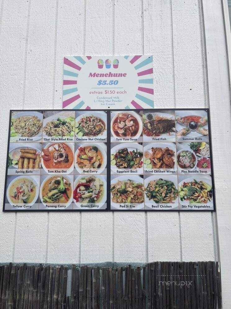 Thai Zapp 2 - Kahuku, HI menu_pic