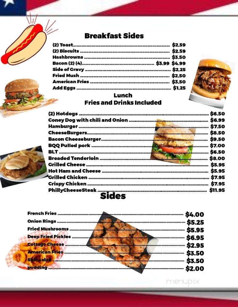 The American Grill Diner - Brocton, IL menu_pic