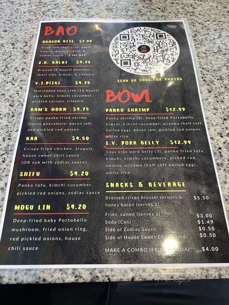 The Bao Spot - Las Vegas, NV menu_pic