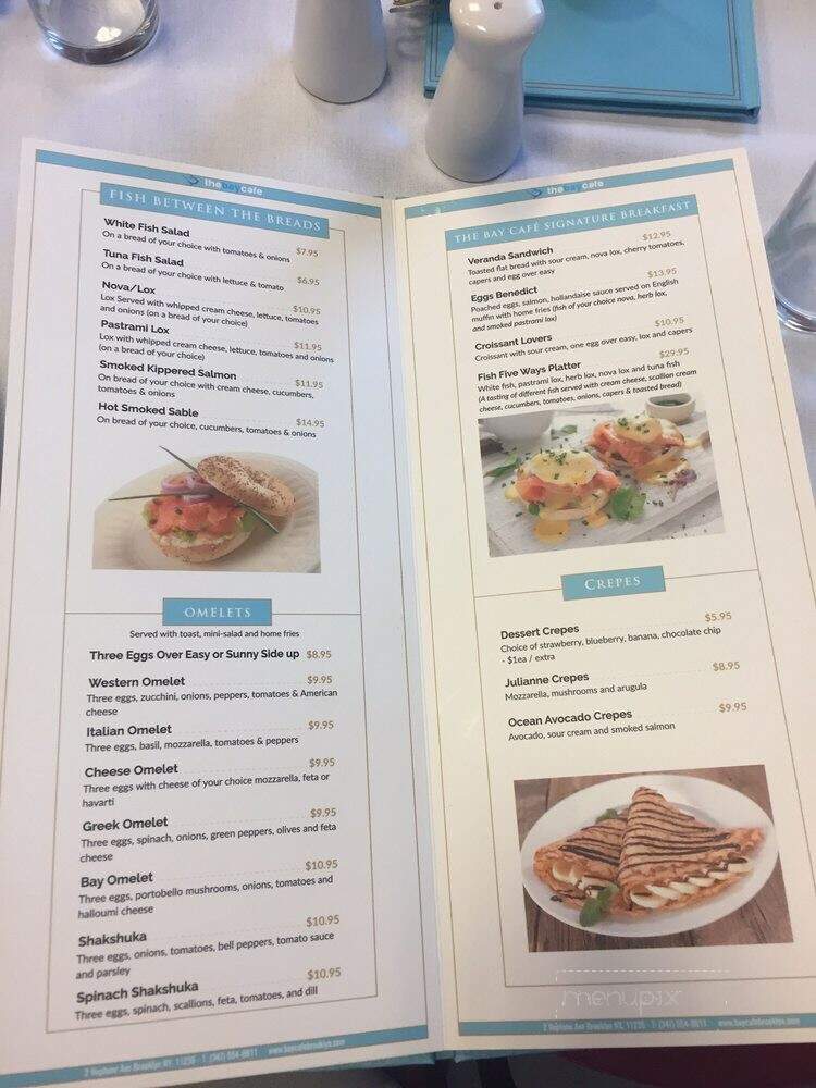 The Bay Cafe - Brooklyn, NY menu_pic