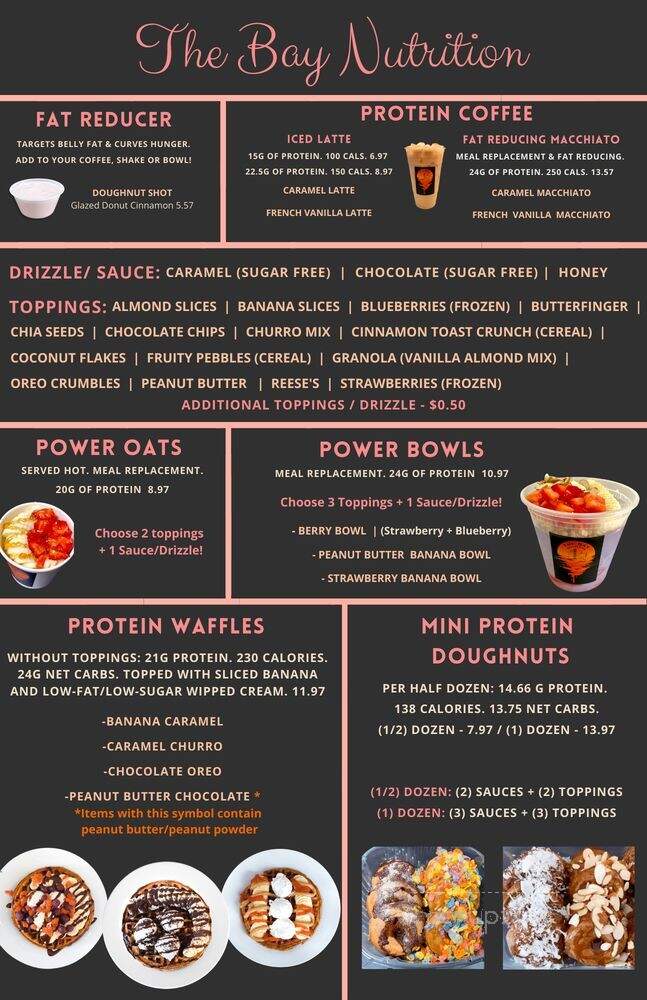 The Bay Nutrition - Antioch, CA menu_pic