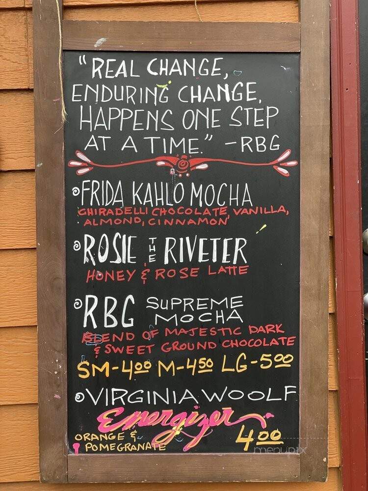 Shade Tree Coffee Stop - Waldport, OR menu_pic