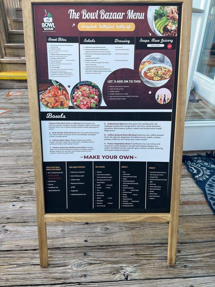 The Bowl Bazaar - Naples, FL menu_pic
