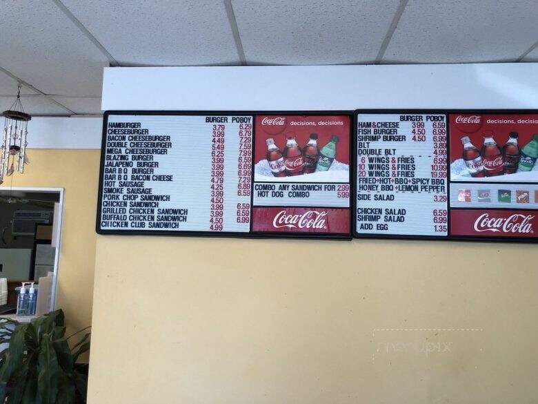 The Brown Skillet - St Martinville, LA menu_pic