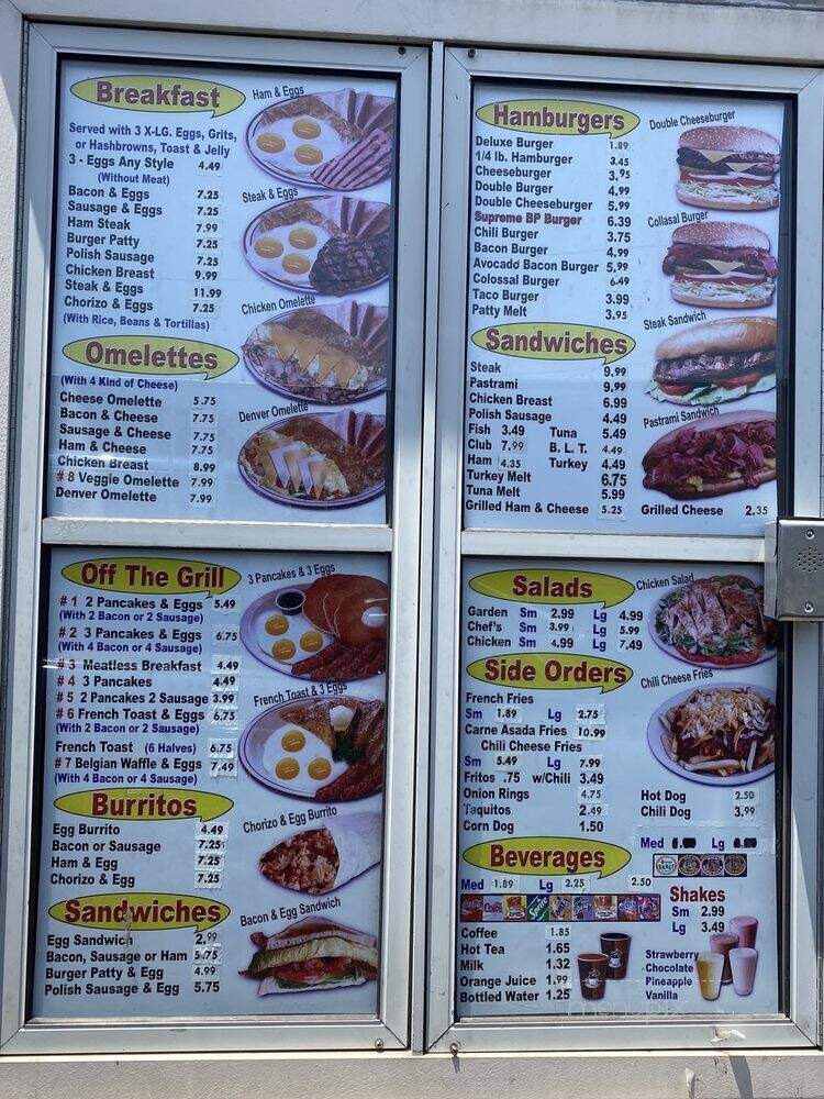 Burger Palace - Los Angeles, CA menu_pic