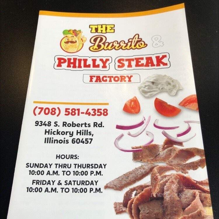 The Burrito & Philly Steak Factory - Hickory Hills, IL