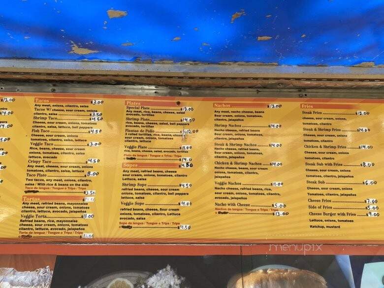 The Burrito Truck - Oakland, CA menu_pic