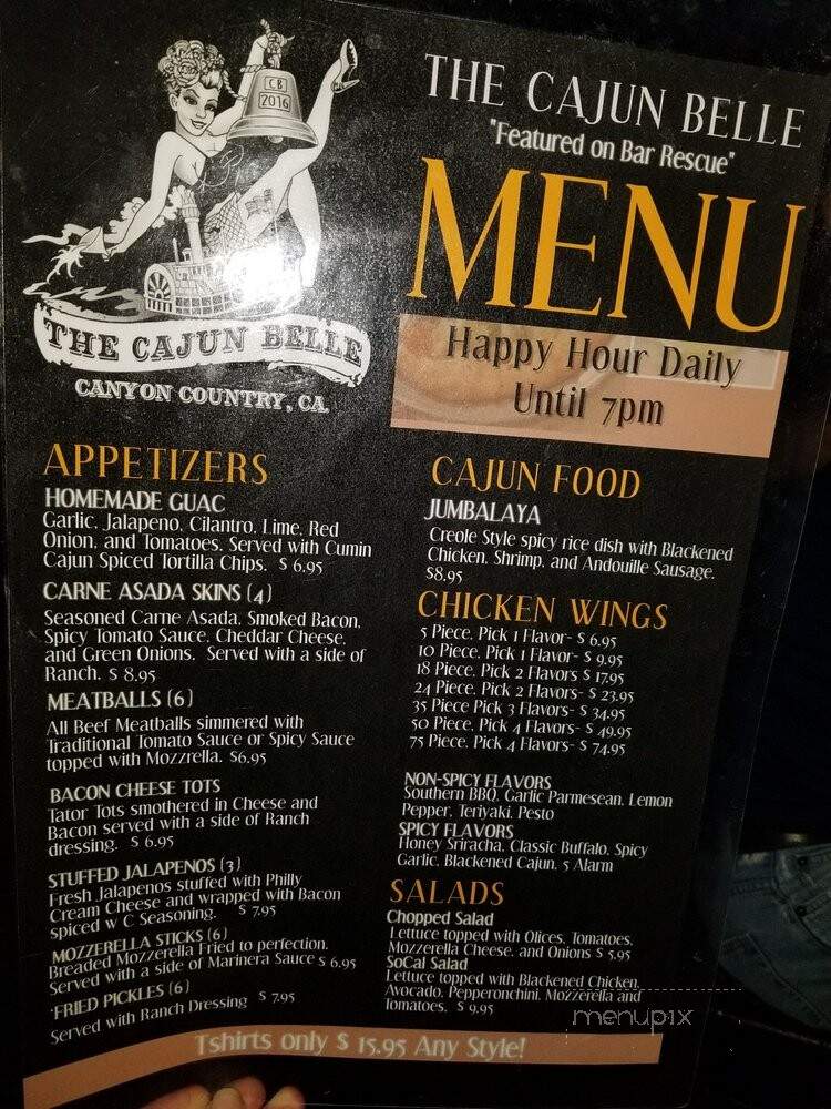 Grinder's Sports Bar and Eatery - Santa Clarita, CA menu_pic