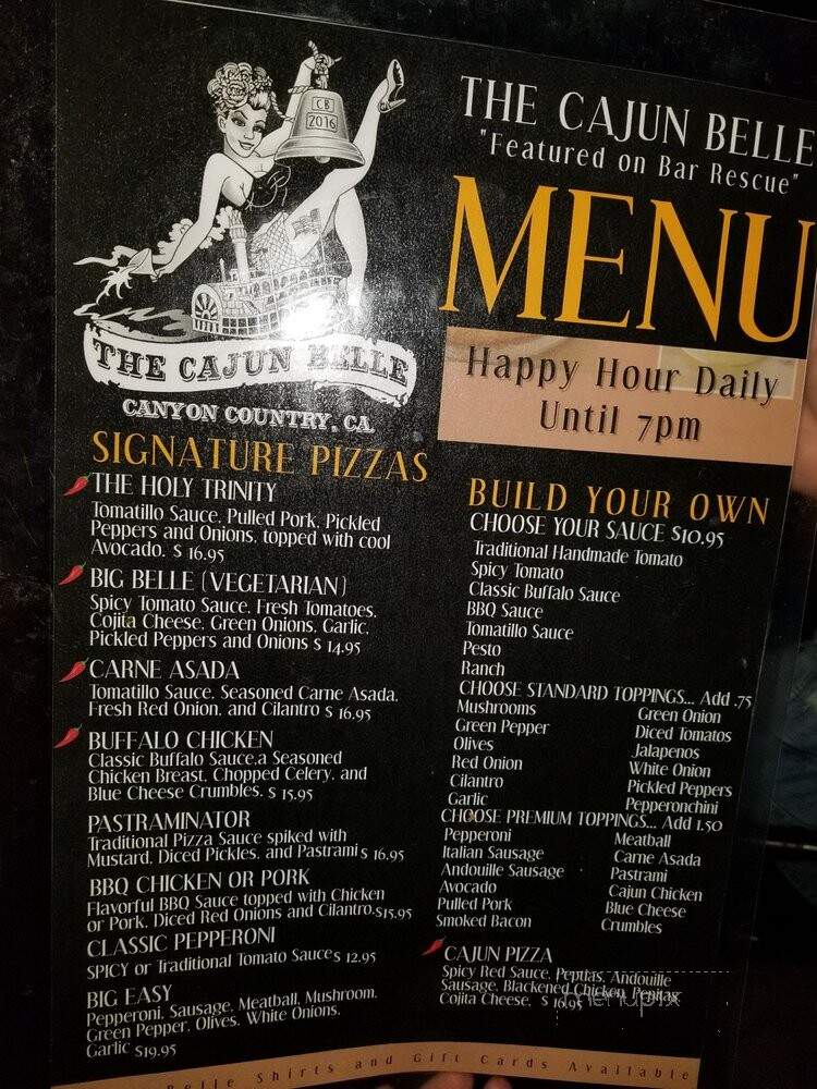 Grinder's Sports Bar and Eatery - Santa Clarita, CA menu_pic