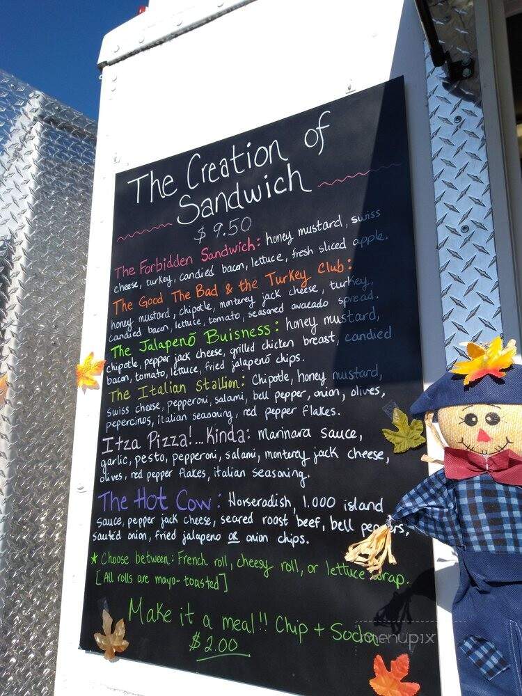 The Creation Of Sandwich - Medford, OR menu_pic