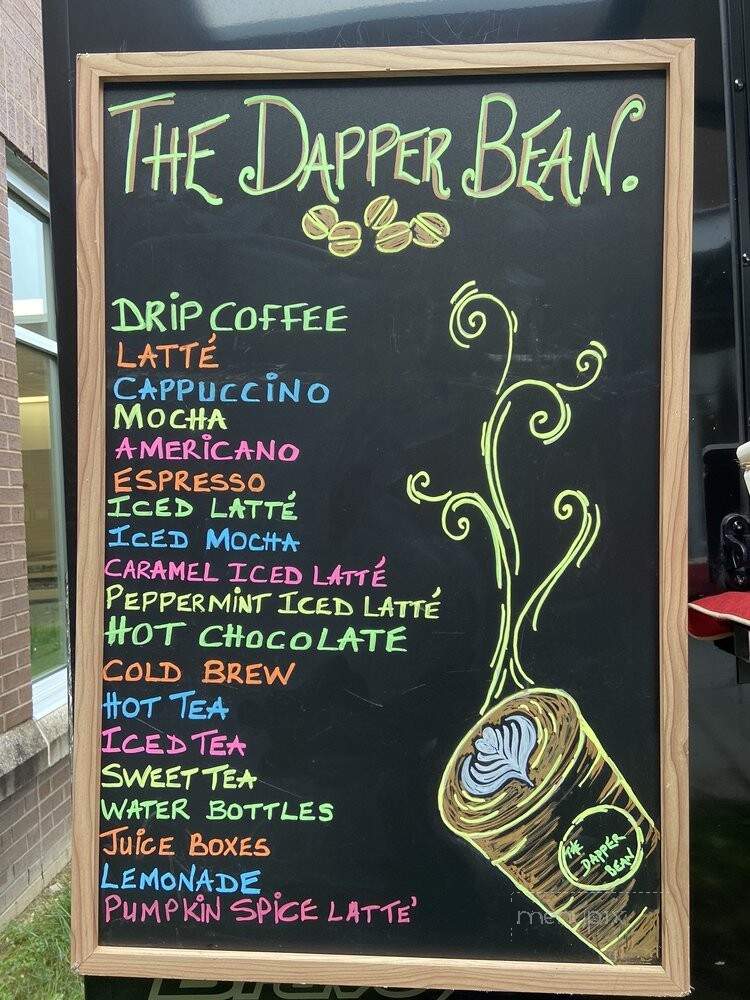 The Dapper Bean - Winston Salem, NC menu_pic