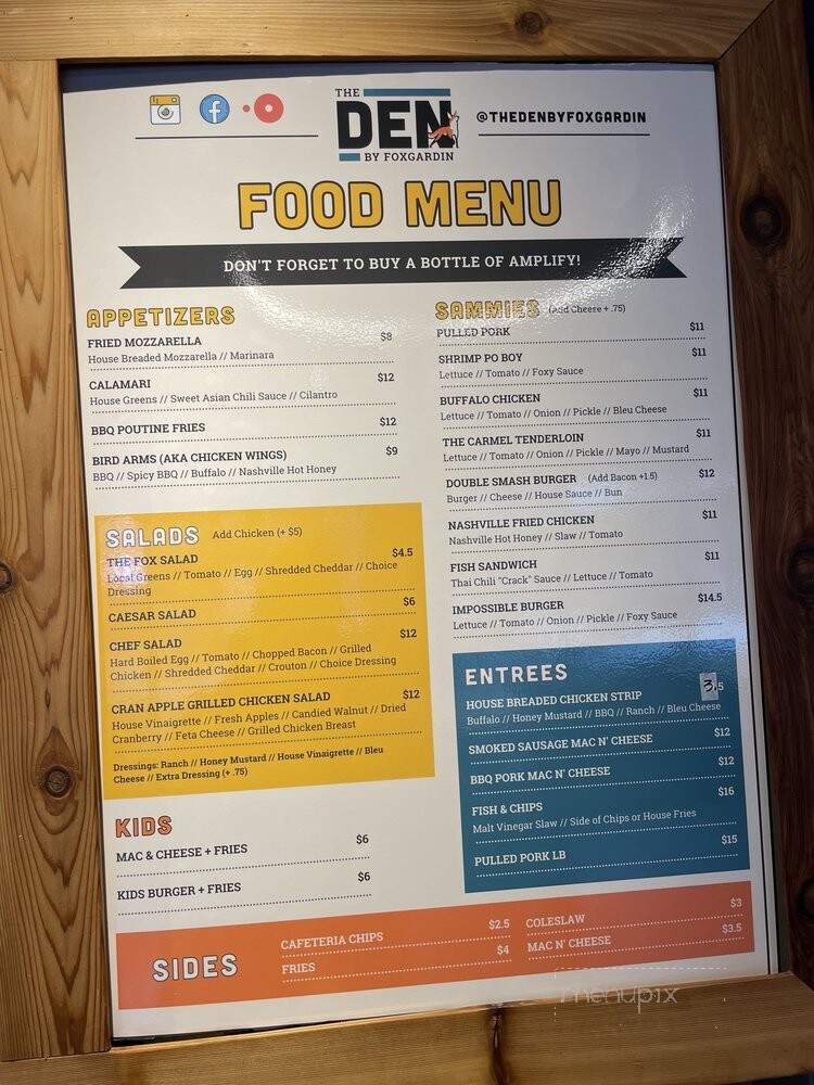 The Den by FoxGardin - Carmel, IN menu_pic