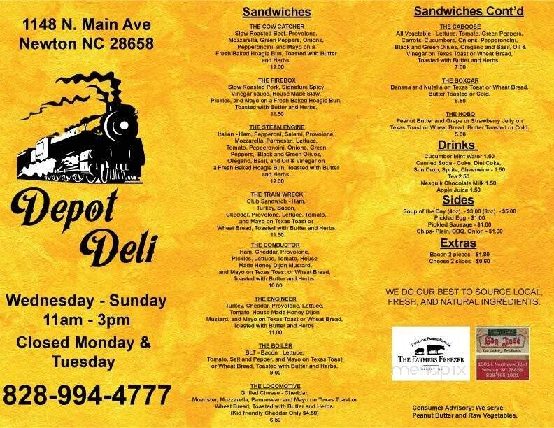 The Depot Deli - Newton, NC