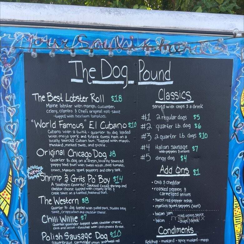 The Dog Pound - Jensen Beach, FL menu_pic
