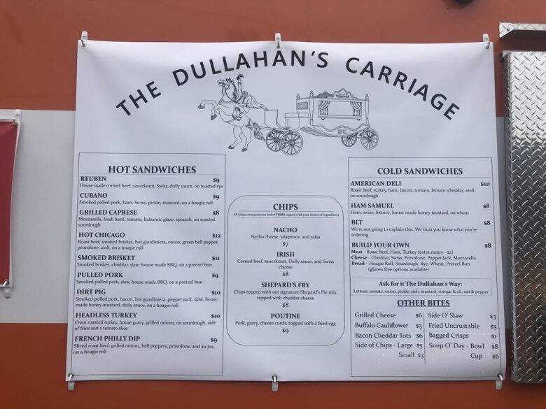 The Dullahan's Carriage - Portland, OR menu_pic
