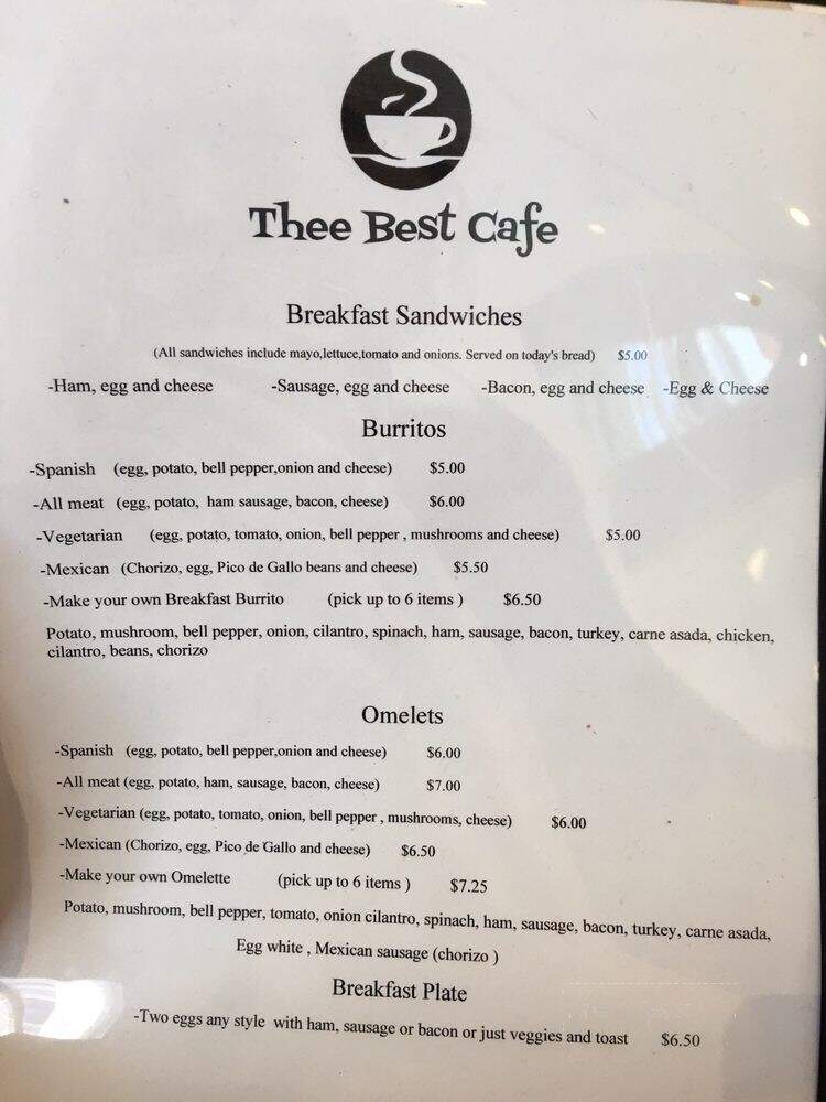 Thee Best Cafe - Brea, CA