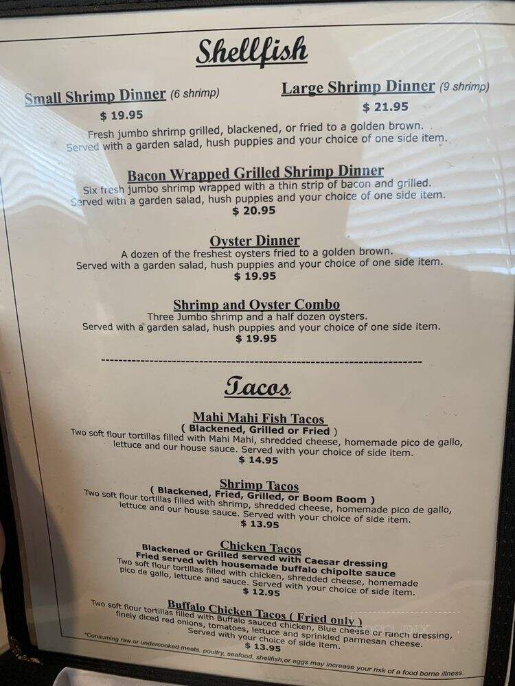 Recanati's Italian Restaurant - Milton, FL menu_pic