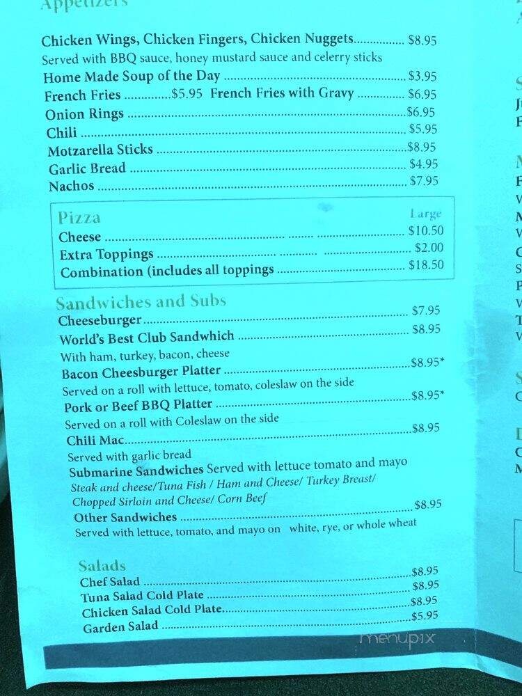 Forrest Inn - Arlington, VA menu_pic